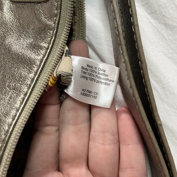 The Sak Leather Crossbody Purse Hobo Bronze - Picture 8 of 11